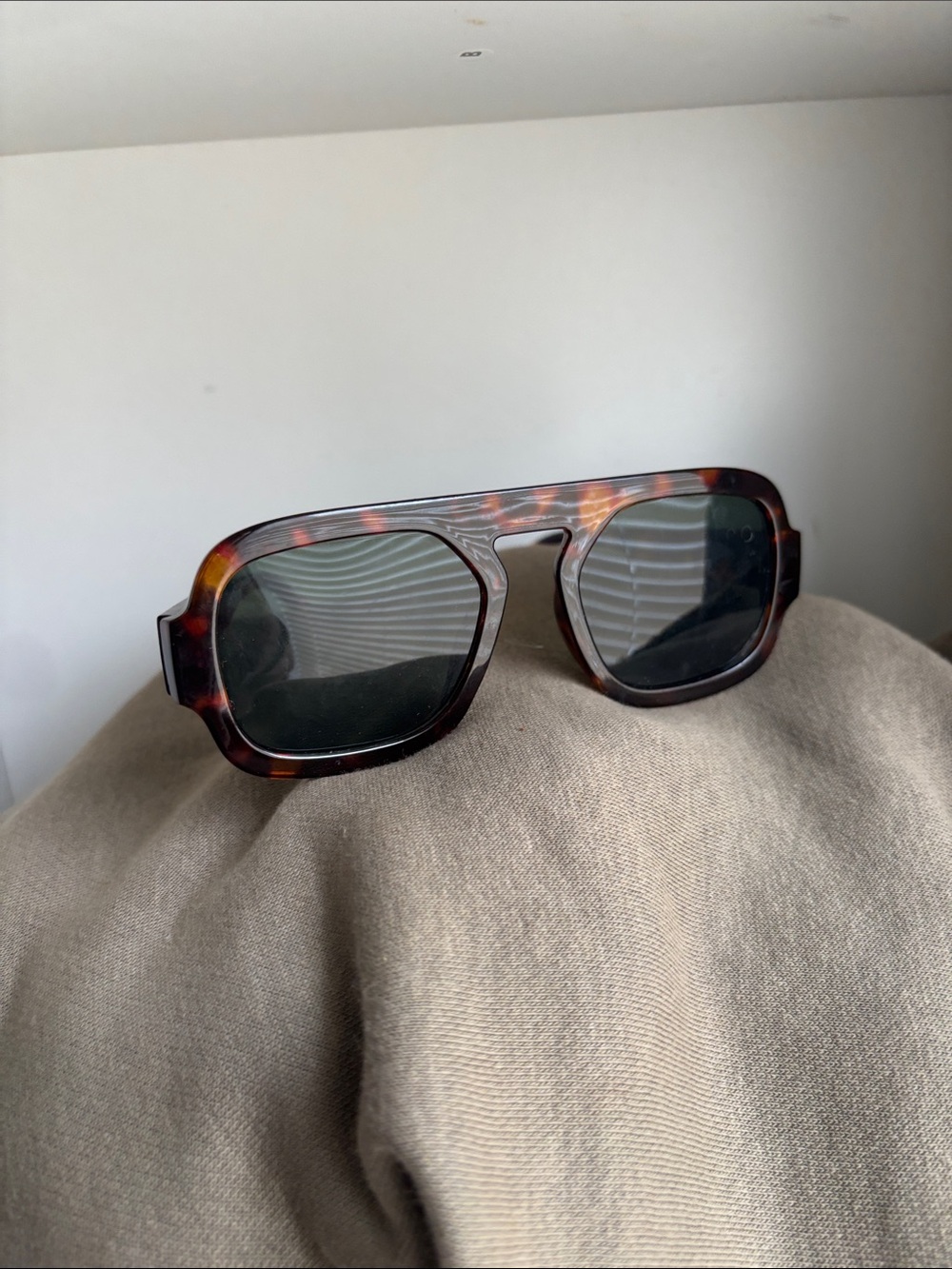 Tortoiseshell Men’s Sunglasses - Dark Lenses